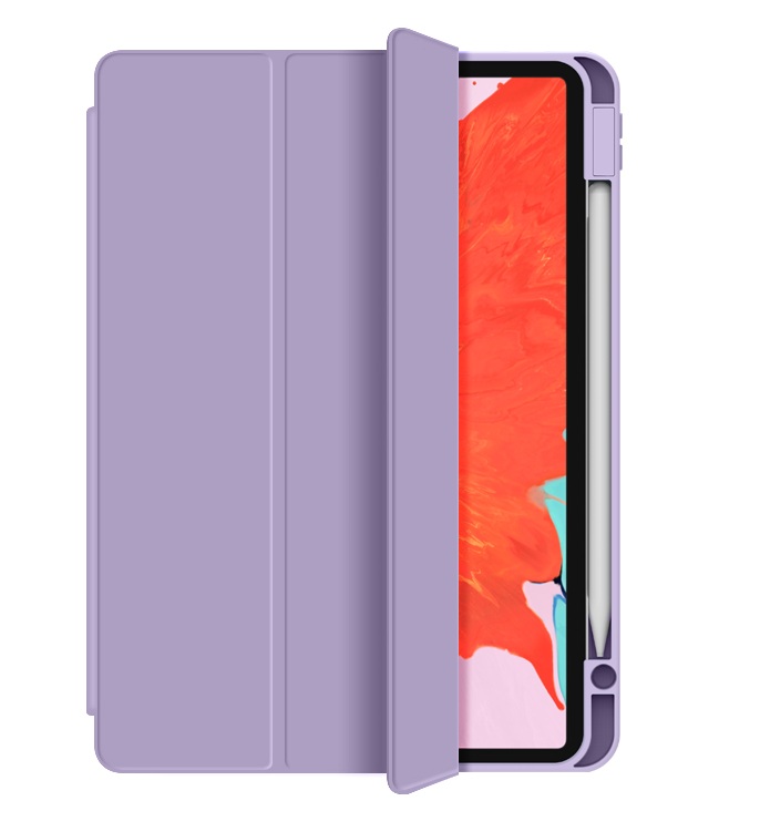 [WI-TPU-10.2-4 6936686410328] iPad 10.2"/10.5" TPU Protective Case Light Purple