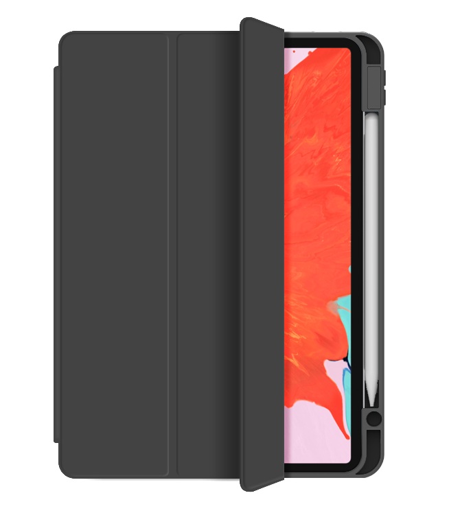 [WI-TPU-10.2-1 6936686409025] iPad 10.2"/10.5" TPU Protective Case Black