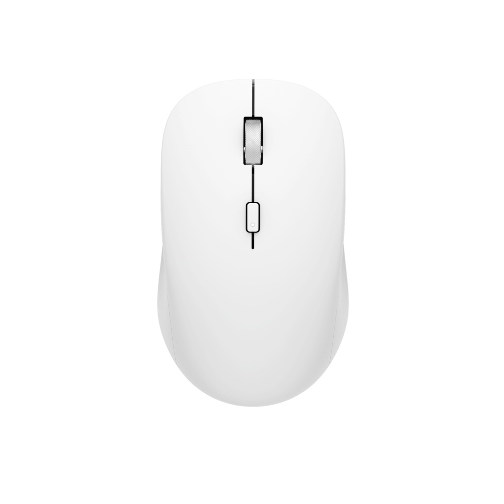[WI-WM108-2 6976195094657] WiMiCe Dual Mode Wireless Mouse WM108 White