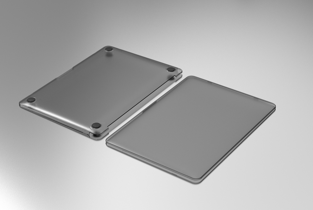 [WI-SHIELDT-AIR13.3-1 6973218931708] Macbook Air 13.3 Ultrathin Crystal Shield Case Black