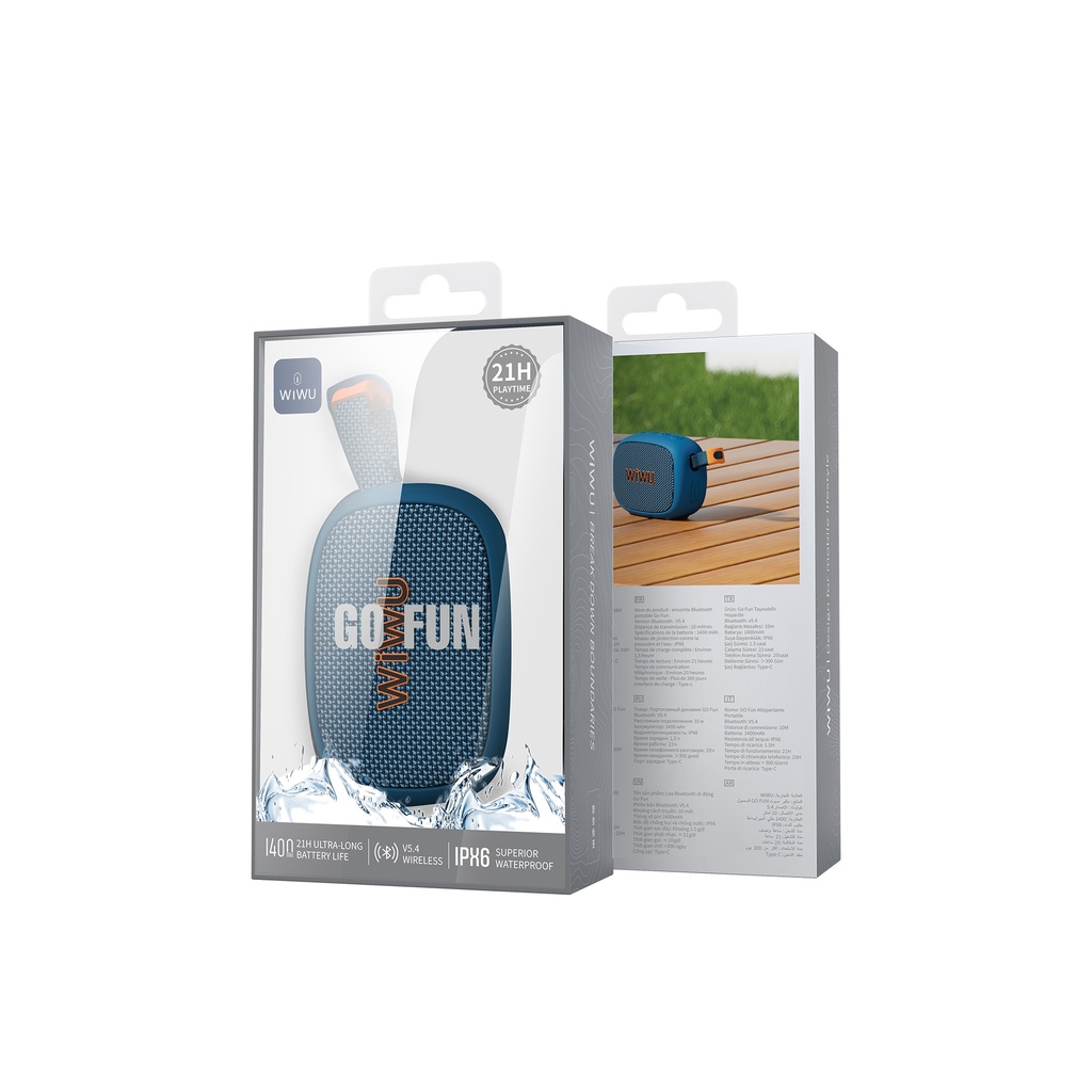 GO Fun H1 Blue Portable Speaker