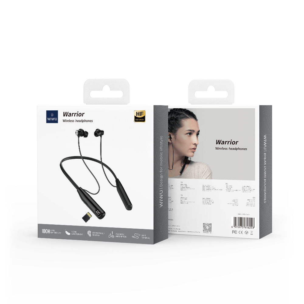[WI-GB06 6976975616253] Warrior GB06 Wireless Headphones with Collar