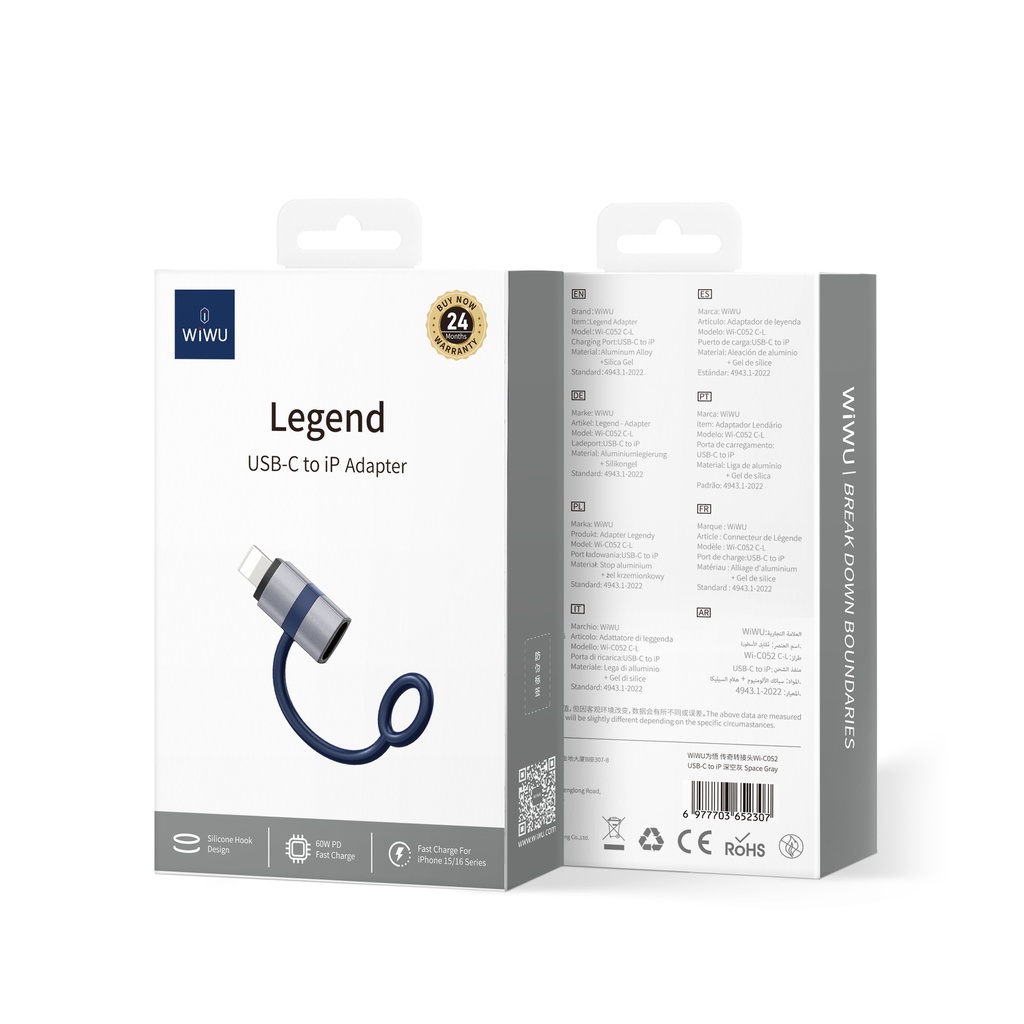 Legend USB C-L Adapter Black