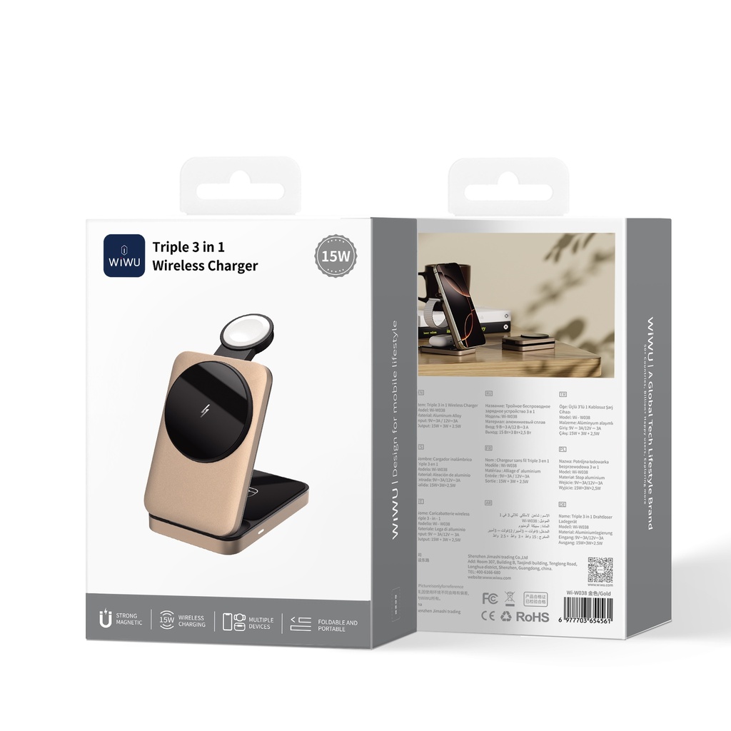 3-in-1 Triple Wireless Charger