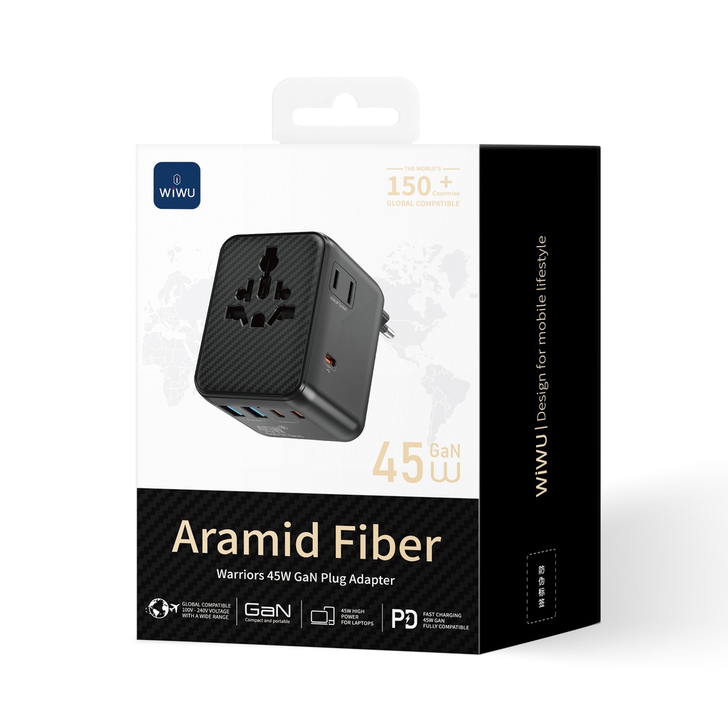 Universal 45W GaN Warrior Adapter