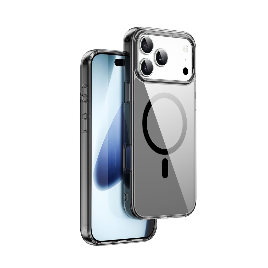 iShield Pro Case for iPhone 17 Pro Max Transparent Black