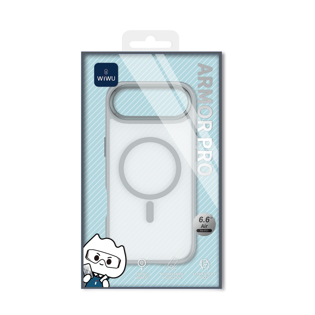 [FGG012-IP17A-3 6977703658033] Armor Pro Case for iPhone 17 Air Gray