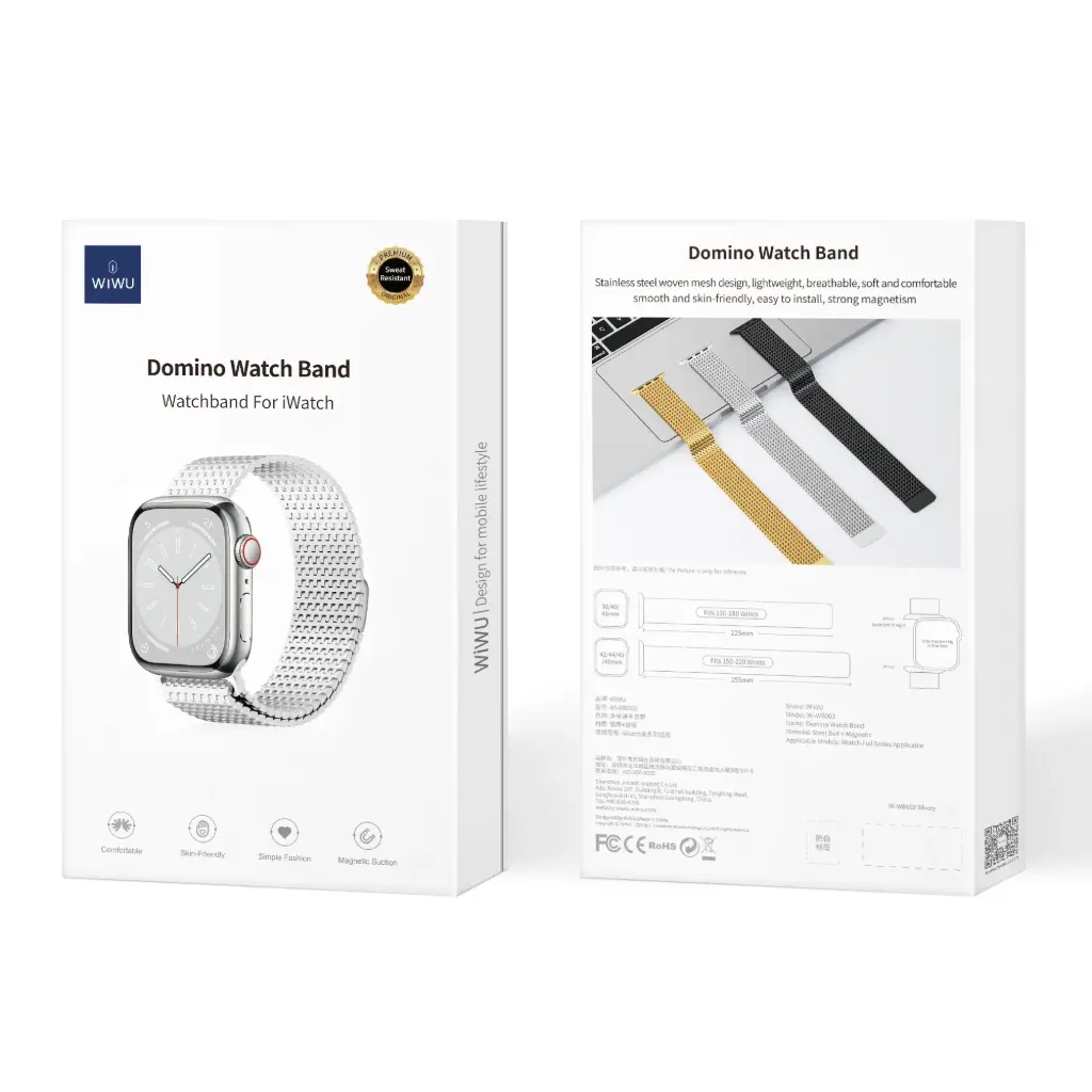 38/40/41mm Plateada Correa Metalica iWatch