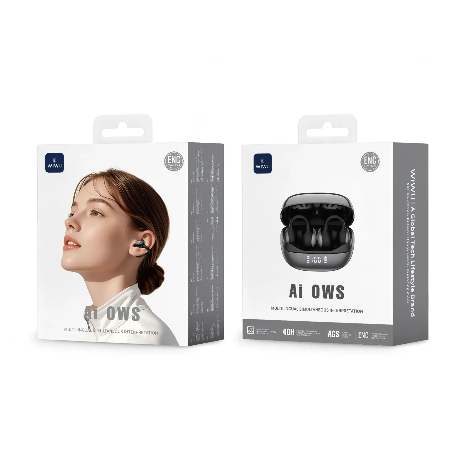 Auriculares OWS Ai302 Negro